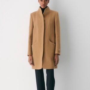 Wilfred’s camel cocoon coat